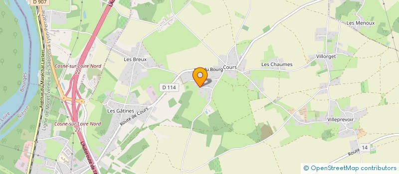 localisation de l'entreprise LES TAXIS DU DESERT à COSNE-COURS-SUR-LOIRE
