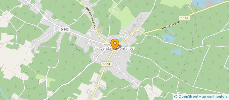 localisation de l'entreprise LES TAXIS DU MEDOC à VENDAYS-MONTALIVET