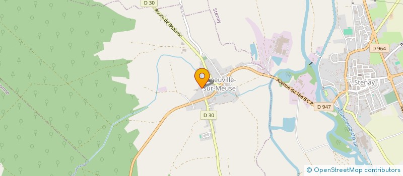 localisation de l'entreprise LES TAXIS DU NORD MEUSIEN à LANEUVILLE-SUR-MEUSE