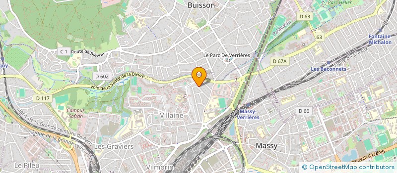localisation de l'entreprise LES TAXIS ECO 2 à MASSY