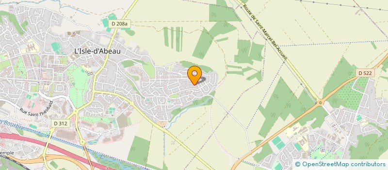 localisation de l'entreprise LES TAXIS ISEROIS  L'ISLE-D'ABEAU