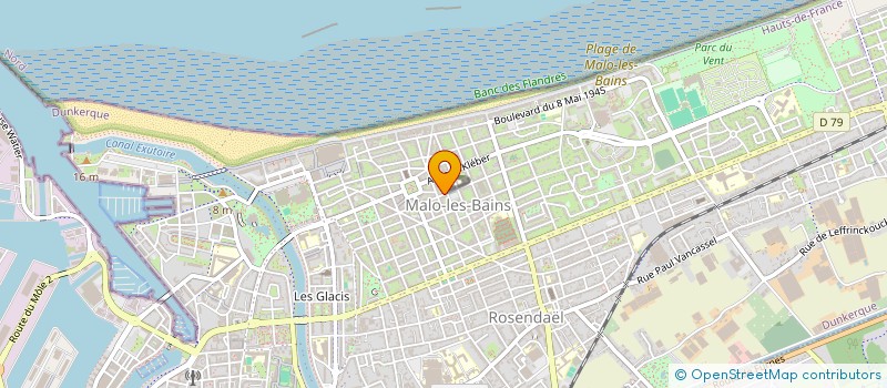 localisation de l'entreprise LES TAXIS JULIEN à DUNKERQUE