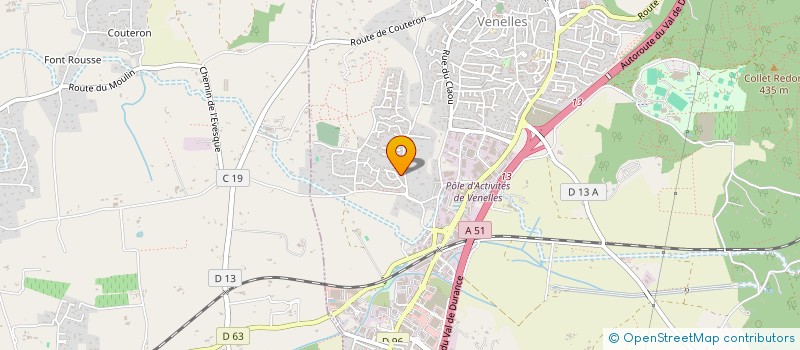 localisation de l'entreprise LES TAXIS MONJO  VENELLES