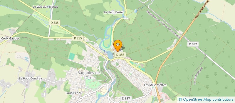 localisation de l'entreprise LES TAXIS ORNAIS à RIVES D'ANDAINE