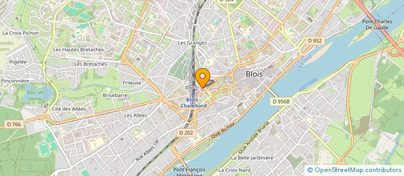 localisation de l'entreprise LES TAXIS RADIOS VILLE BLOIS  BLOIS