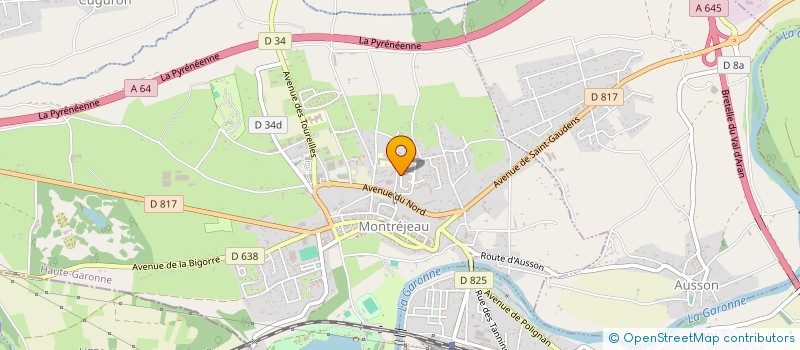 localisation de l'entreprise LES TAXIS ROCHET à MONTREJEAU