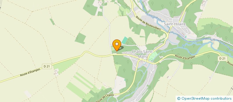 localisation de l'entreprise LES TAXIS SCHERRENS  CHALO-SAINT-MARS