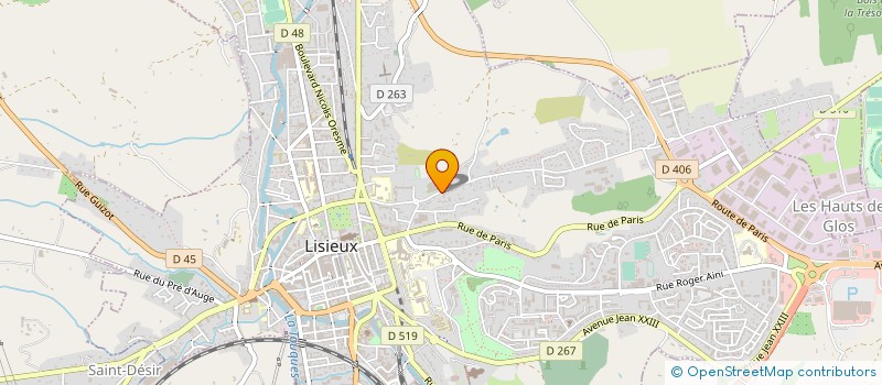 localisation de l'entreprise LES TC LEXOVIENS A PARIS à LISIEUX