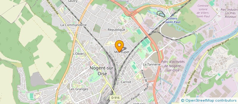 localisation de l'entreprise LES TCHO LUTINS à NOGENT-SUR-OISE