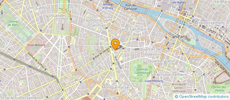 localisation de l'entreprise LES TECHNICIENS CORDISTES DE PARIS à PARIS