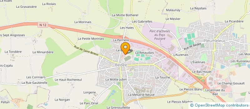 localisation de l'entreprise LES TECHNICIENS DE LA VIANDE à BEDEE