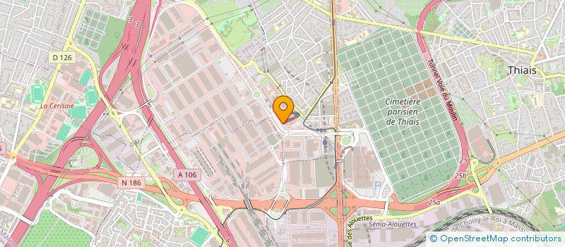 localisation de l'entreprise LES TECHNICIENS DE PREVENTION ET SECURITE PRIVEE à CHEVILLY-LARUE