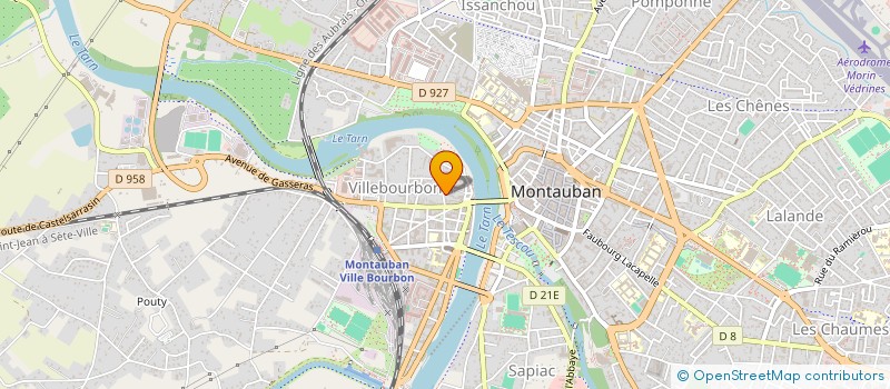 localisation de l'entreprise LES TECHNIQUES MODERNES  MONTAUBAN