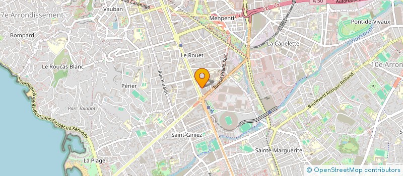 localisation de l'entreprise LES TELECOURS EUREKA FRANCE à MARSEILLE