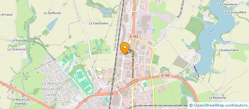 localisation de l'entreprise LES TEMOINS DE JEHOVAH DE LA ROCHE SUR YON  LA ROCHE-SUR-YON
