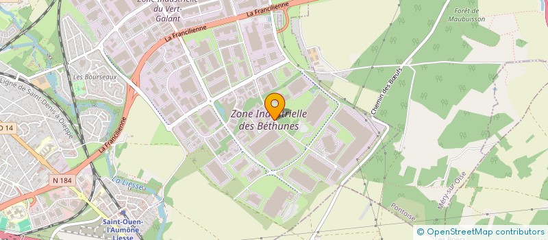 localisation de l'entreprise LES TEMPLIERS  SAINT-OUEN-L'AUMONE