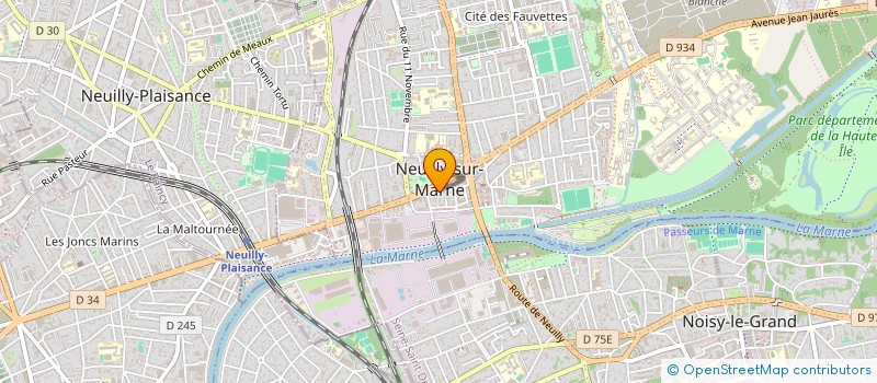 localisation de l'entreprise LES TEMPLIERS à NEUILLY-SUR-MARNE