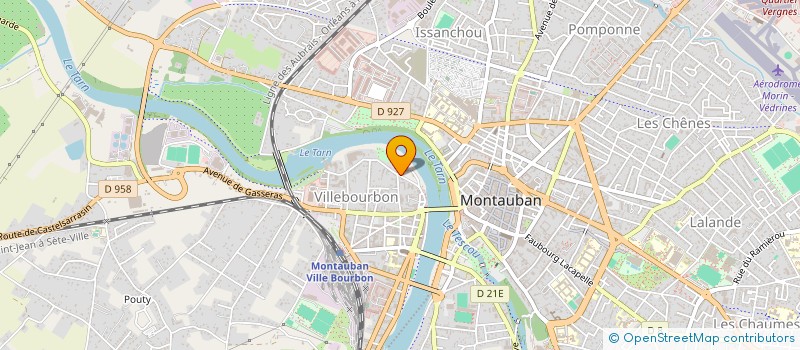 localisation de l'entreprise LES TEMPLIERS  MONTAUBAN