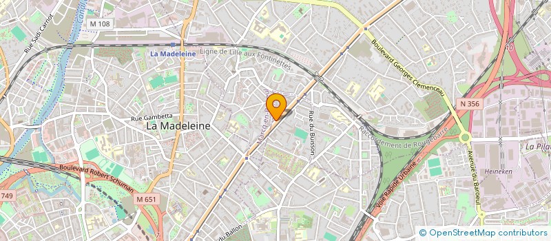 localisation de l'entreprise LES TEMPLIERS à LILLE