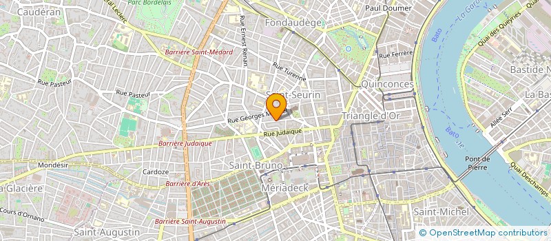 localisation de l'entreprise LES TEMPLITUDES BORDEAUX à BORDEAUX