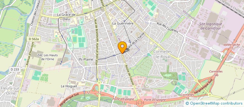 localisation de l'entreprise LES TEMPLITUDES CAEN LES ALLEES NORMANDES à CAEN