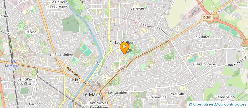 localisation de l'entreprise LES TEMPLITUDES LE MANS à LE MANS
