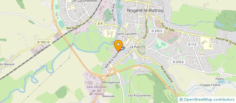 localisation de l'entreprise LES TEMPS BLEUS à NOGENT-LE-ROTROU