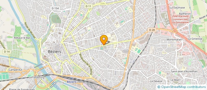 localisation de l'entreprise LES TEMPS DE GASTON à BEZIERS