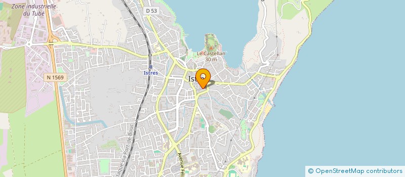 localisation de l'entreprise LES TEMPS EN COULEURS  ISTRES