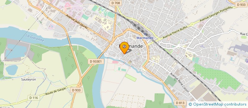 localisation de l'entreprise LES TEMPS MODERNES  MARMANDE