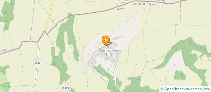 localisation de l'entreprise LES TEMPS PLIES  BASLIEUX-LES-FISMES