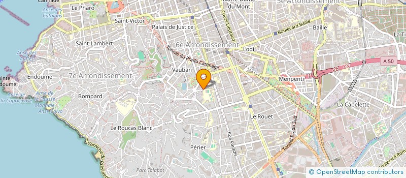 localisation de l'entreprise LES TENDILLES à MARSEILLE
