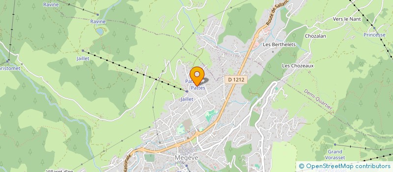 localisation de l'entreprise LES TENDUES à PRAZ-SUR-ARLY
