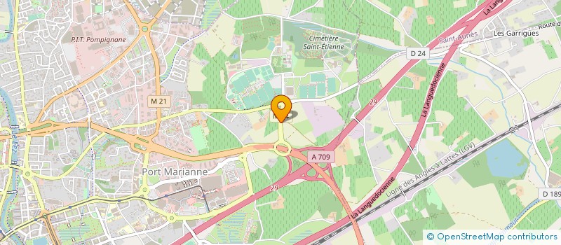 localisation de l'entreprise LES TENNIS DE GRAMMONT à MONTPELLIER