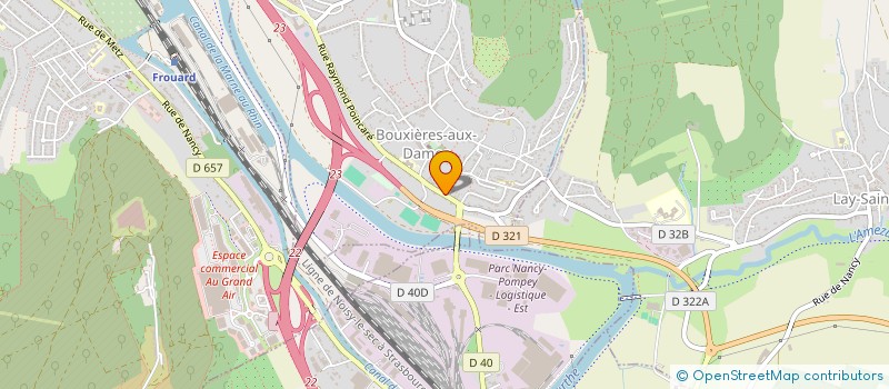 localisation de l'entreprise LES TENNIS DE LAY SAINT CHRISTOPHE à BOUXIERES-AUX-DAMES
