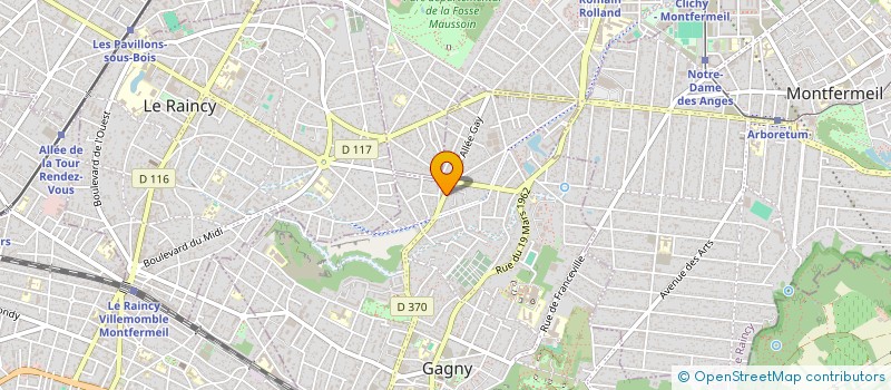 localisation de l'entreprise LES TENTES DE PENINA (LDTP) à GAGNY