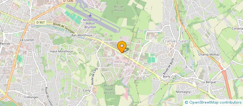 localisation de l'entreprise LES TEPPES NORD à ANNEMASSE