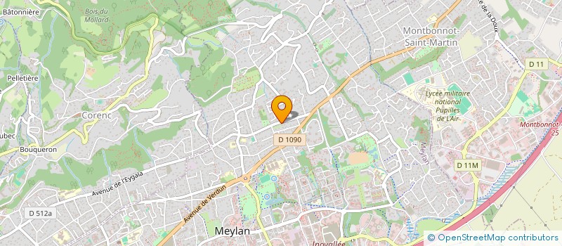 localisation de l'entreprise LES TERASSADES à MEYLAN