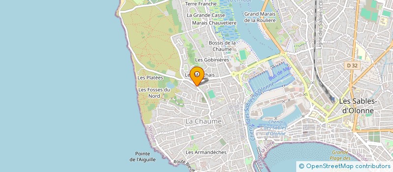 localisation de l'entreprise LES TERRAINS DE JULES VERNE à LES SABLES-D'OLONNE