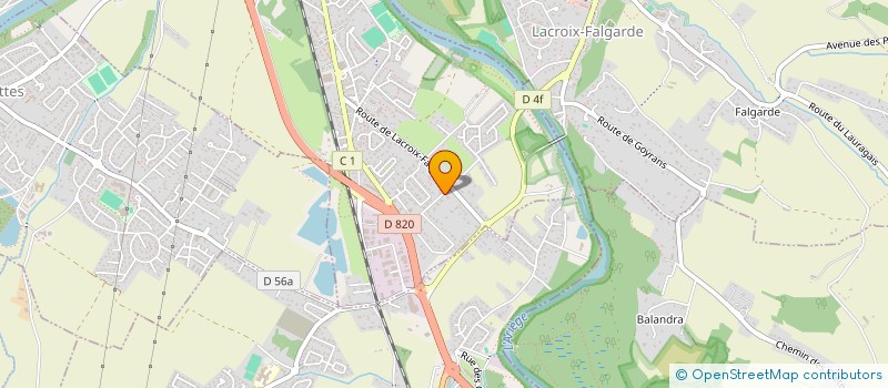 localisation de l'entreprise LES TERRAINS DU L.A.C (LOTISSEUR AMENAGEUR CONSTRUCTEUR) PROMOTION  PINSAGUEL