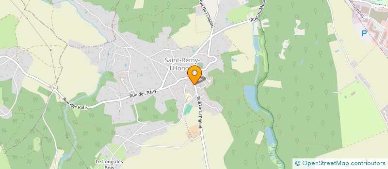 localisation de l'entreprise LES TERRASSEMENTS COLLIGNON  SAINT-REMY-L'HONORE