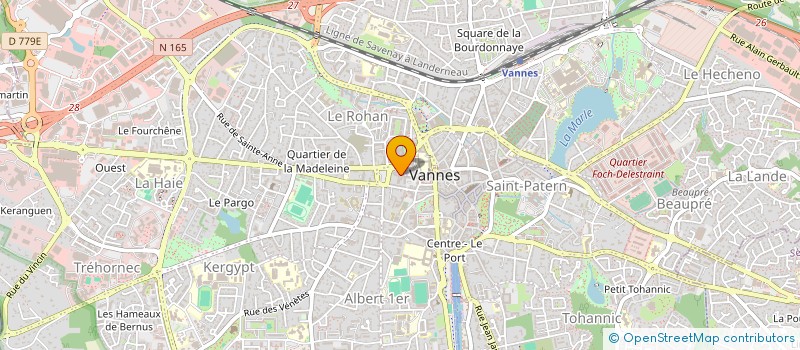 localisation de l'entreprise LES TERRASSES à VANNES