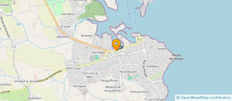 localisation de l'entreprise LES TERRASSES  LOCTUDY