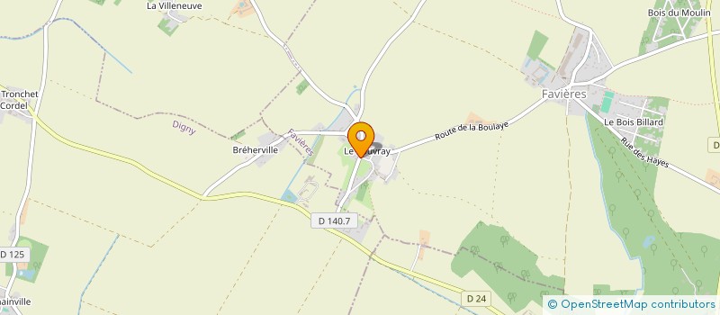 localisation de l'entreprise LES TERRASSES D'AUREL  FAVIERES