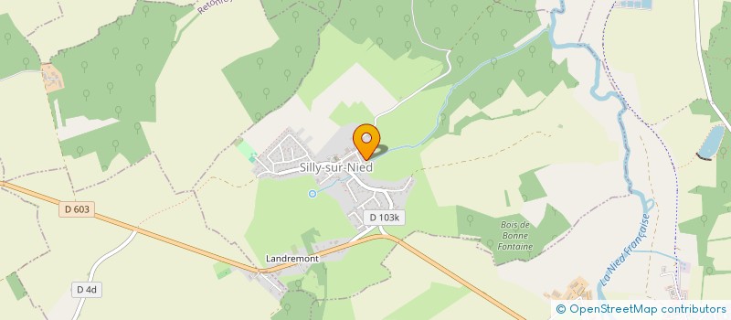 localisation de l'entreprise LES TERRASSES DE BASILE  SILLY-SUR-NIED