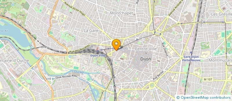 localisation de l'entreprise LES TERRASSES DE FONTAINE à DIJON