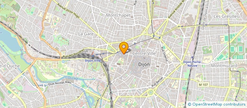 localisation de l'entreprise LES TERRASSES DE JARVILLE à DIJON