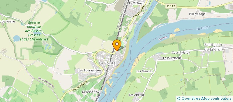 localisation de l'entreprise LES TERRASSES DE L'ABBAYE  BOUCHEMAINE