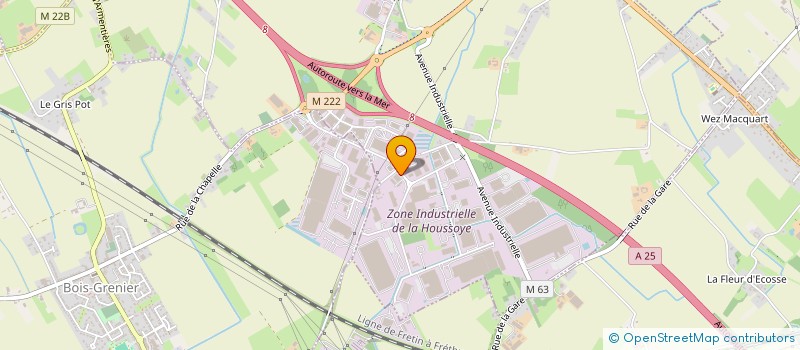 localisation de l'entreprise LES  TERRASSES DE LA CHAPELLE  LA CHAPELLE-D'ARMENTIERES