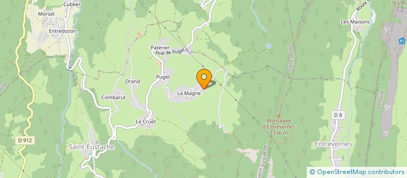 localisation de l'entreprise LES TERRASSES DE LA COCHETTE  SAINT-EUSTACHE